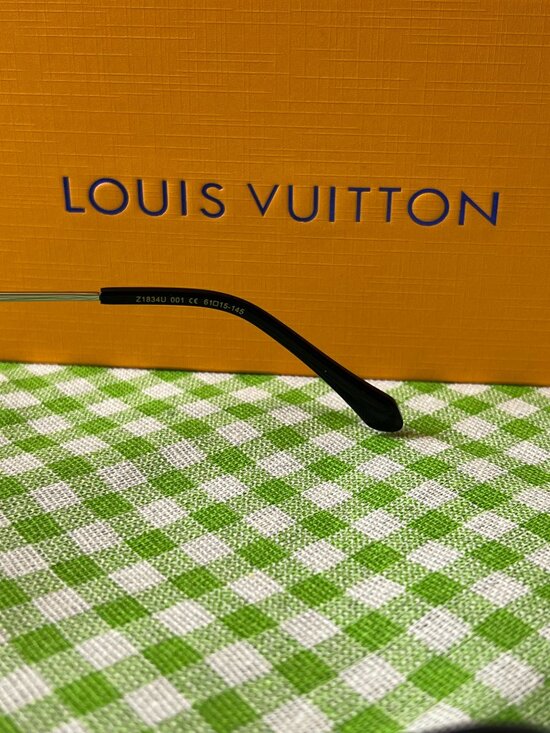 Louis Vuitton Silver Monogram Pilot Sunglasses main image 8